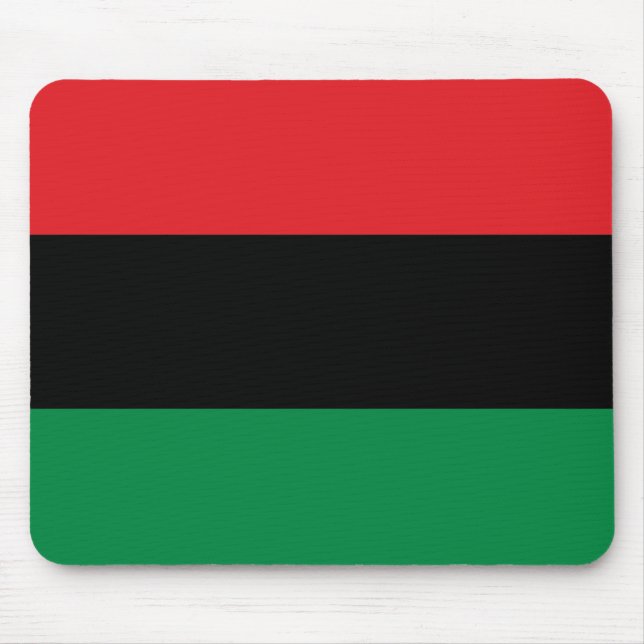Tapis De Souris Pan African Flag, Happy Kwanzaa (Devant)