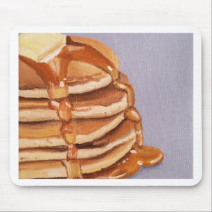 Tapis De Souris Pancakes Shortstack Petit-déjeuner Peinture