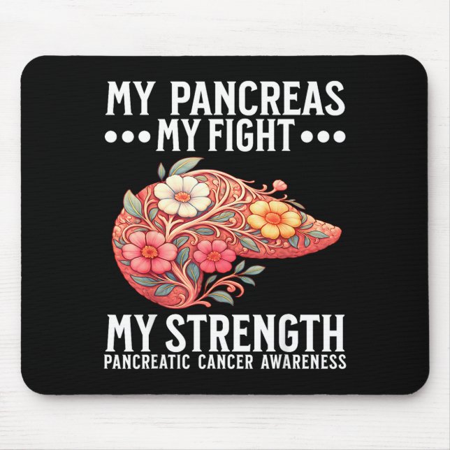 Tapis De Souris Pancreatic Cancer Awareness Pancreatic Cancer  (Devant)