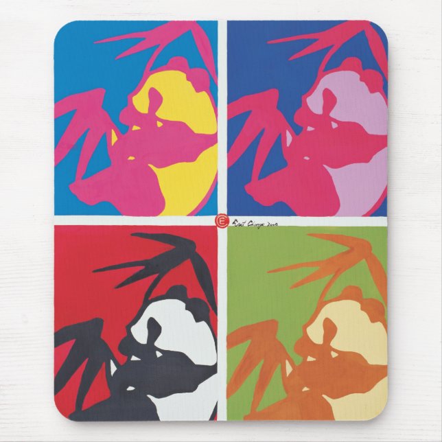 Tapis De Souris Panda Mousepad (Devant)