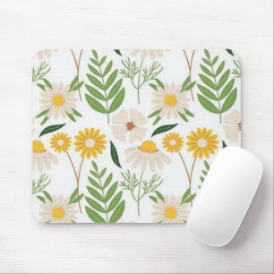 Tapis De Souris Panier à souris à fleurs florales !