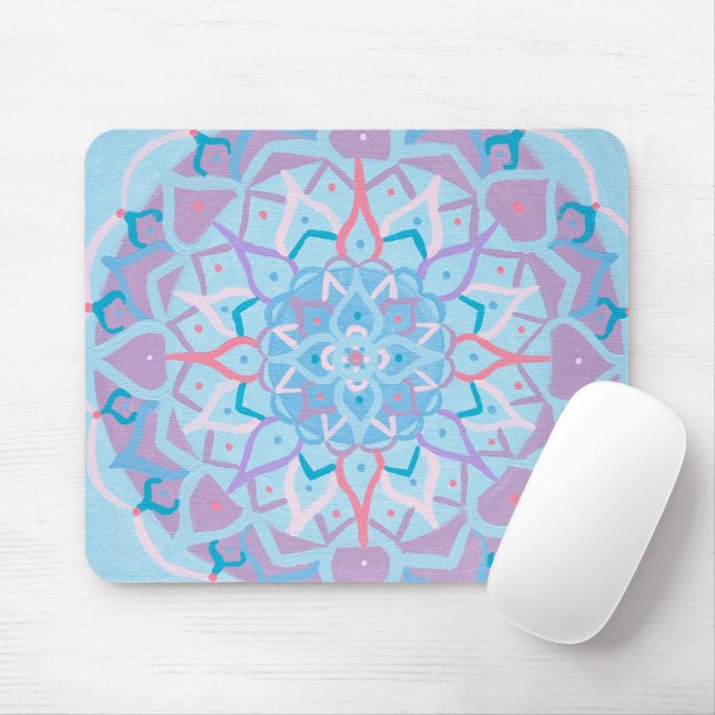 Tapis De Souris Panier à souris Mandala (Avec souris)
