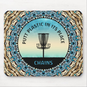 Tapis De Souris Panier de golf de disque