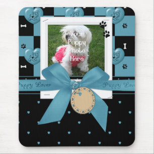 Tapis De Souris Panier de la souris de l'ordinateur noir