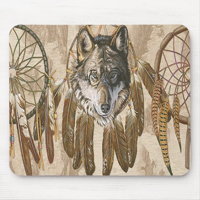 Tapis De Souris Panier de souris amérindien (Devant)