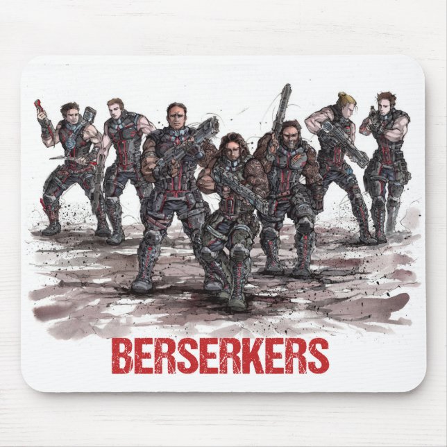 Tapis De Souris Panier de souris Berserkers (Devant)
