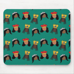 Tapis De Souris Panier de souris Black Queens