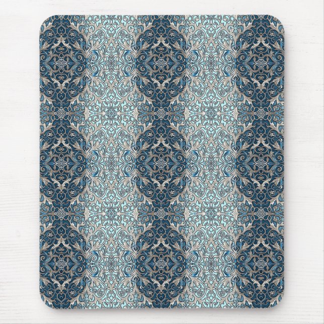 Tapis De Souris Panier de souris bleu Nouveau (Devant)