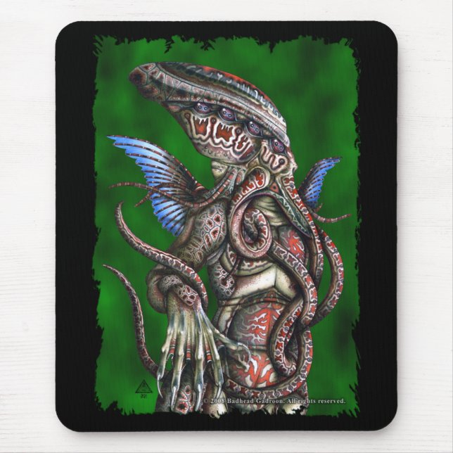 Tapis De Souris Panier de souris Cthulhu (Devant)