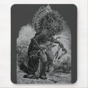 Tapis De Souris Panier de souris en chef indien