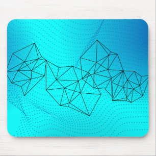 Tapis De Souris Panier de souris géométrique