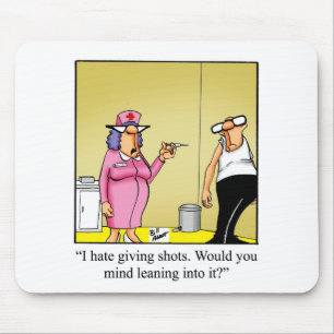 Tapis De Souris Panier de souris infirmière/Humour Médicale "Spe