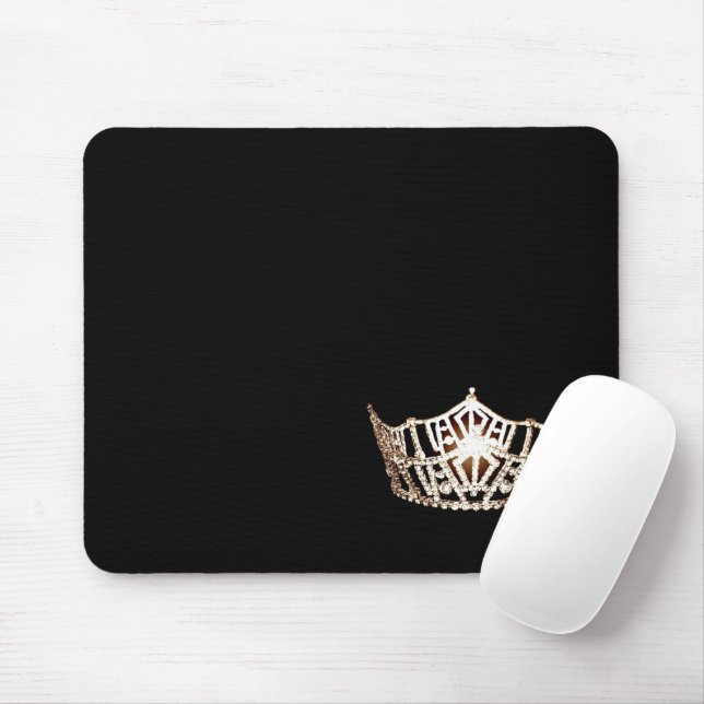 Tapis De Souris Panier de souris Miss America Crown (Avec souris)