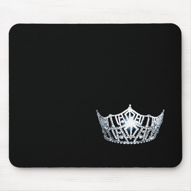 Tapis De Souris Panier de souris Miss America Crown (Devant)