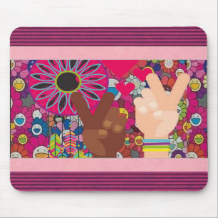 Tapis De Souris Panier de souris pour la paix