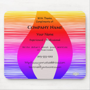 Tapis De Souris Panier de souris Rainbow Flame Promo - HAMbWG