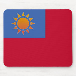Tapis De Souris Panier rouge orange Sun