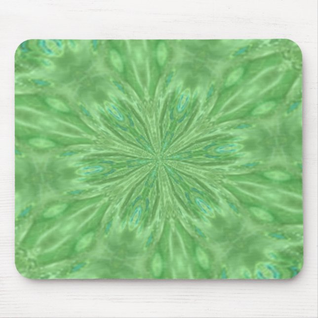 Tapis De Souris Panier vert Peacock (Devant)
