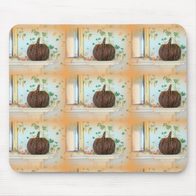Tapis De Souris paniers citrouilles coloniaux mousepad (Devant)