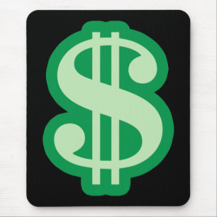 Tapis De Souris Panneau dollar