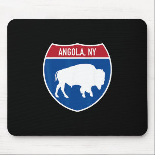 Tapis De Souris Panneau routier interétatique de l'autoroute Angol