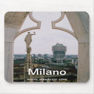 Tapis De Souris Panorama Mousepad d'horizon de Milan