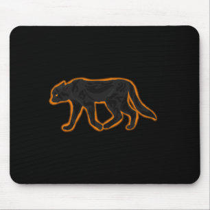 TAPIS DE SOURIS PANTHÈRE AU NÉON