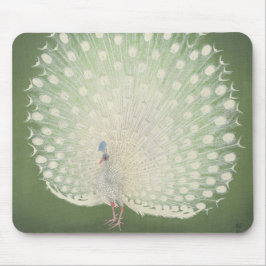 Tapis De Souris Paon japonais vintage des beaux-arts |