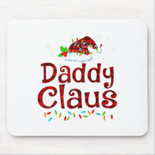 Tapis De Souris Papa Claus Pajama de Noël Correspondance famille N