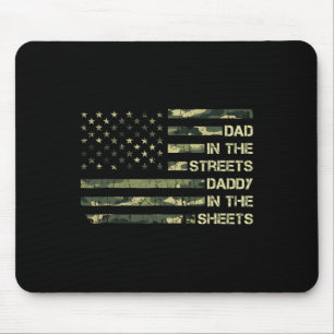 Tapis De Souris Papa dans les rues Papa dans les draps Fête des pè