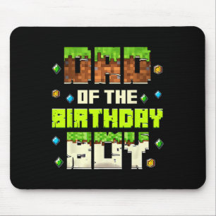 Tapis De Souris Papa drôle du garçon d'anniversaire joueur de jeu