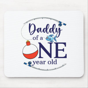 Tapis De Souris Papa du grand pêcheur pour le premier anniversaire