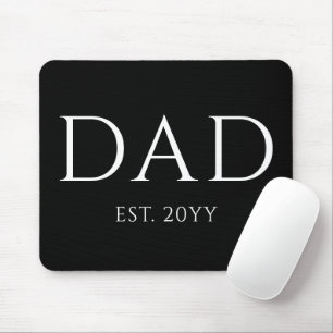 Tapis De Souris Papa Est Moderne Nouveau papa Promu à papa