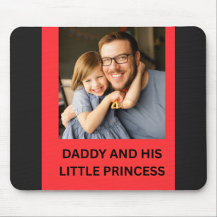 TAPIS DE SOURIS PAPA ET SA PETITE PRINCESSE