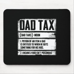 Tapis De Souris Papa Fête des pères De Définition De L'Impôt Pour 
