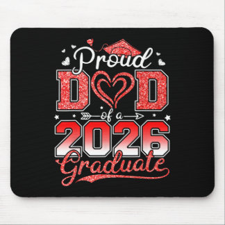 Tapis De Souris Papa fier d'un senior 2026 Cl de 2026 diplômé Gra