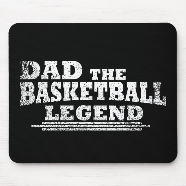 Tapis De Souris papa la légende du basket (Devant)