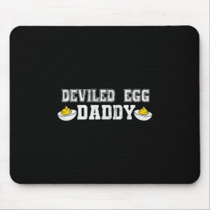 Tapis De Souris Papa Œuf Démoniaque Rétro Drôle Thanksgiving Fête