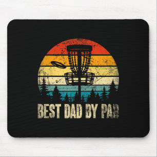 Tapis De Souris Papa Par Disque Vintage Golf Drôle Papa Fête des p