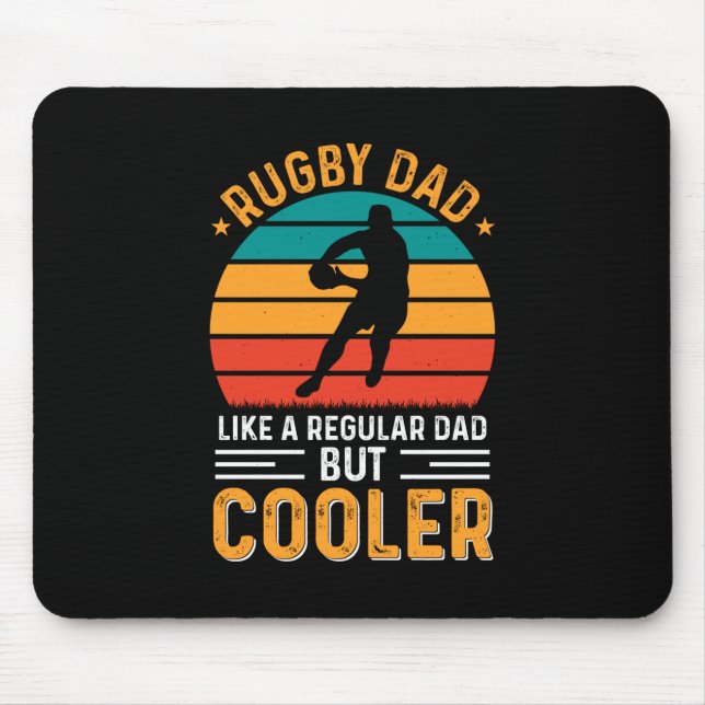 Tapis De Souris Papa Rugby (Devant)