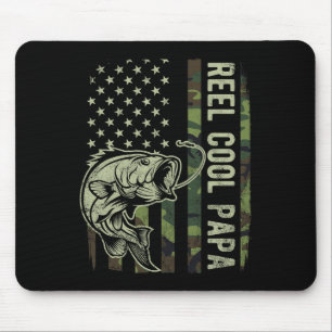 Tapis De Souris Papa super cool camouflage drapeau américain Fête