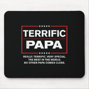 Tapis De Souris Papa Terrifique - Drôle Donald Trump Best Papa