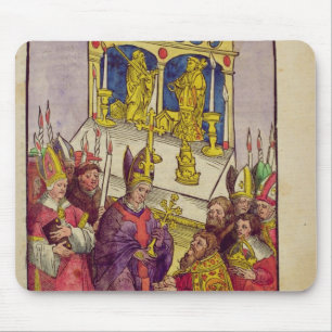 Tapis De Souris Pape Martin V donne à Sigismund le cadeau