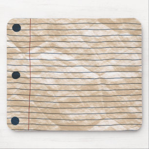 Tapis De Souris Papier à lettres chiffonné Mousepad