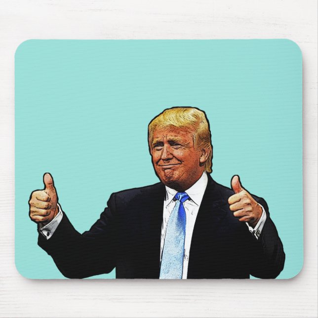 TAPIS DE SOURIS PAPIER À SOURIS DONALD TRUMP (Devant)