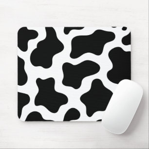 Tapis De Souris Papier de souris à impression de vache esthétiqu