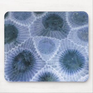 Tapis De Souris Papier de souris bleu gris Petoskey
