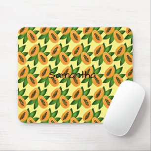 Tapis De Souris Papier d'enveloppement de fruits de papaye