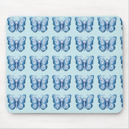 Tapis De Souris Papillon bleu