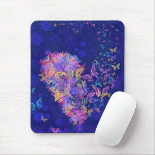 Tapis De Souris Papillon Cardière - Amour